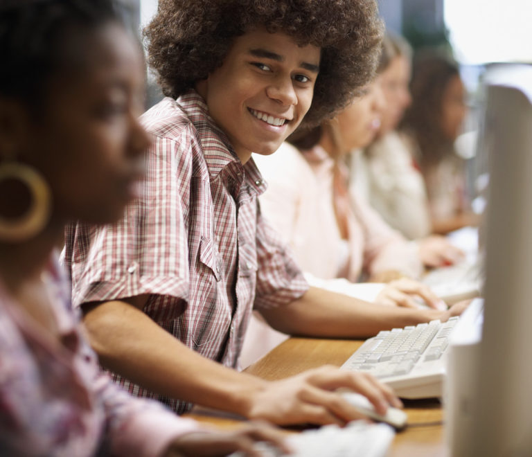 Students in Computer Lab --- Image by © Royalty-Free/Corbis